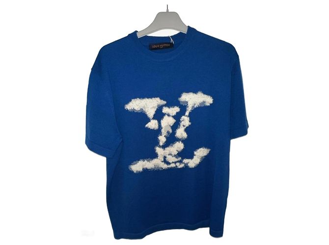 Haut Louis Vuitton Cloud - Laine Bleu