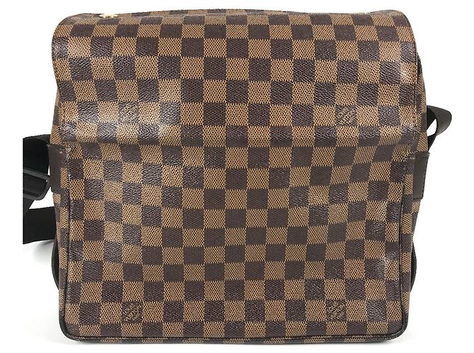 Bolsa transversal Damier Naviglio da Louis Vuitton Marrom Damier ebene