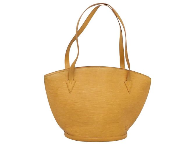 LOUIS VUITTON Epi Saint Jacques Shopping Shoulder Bag Yellow M52269 Auth MX137