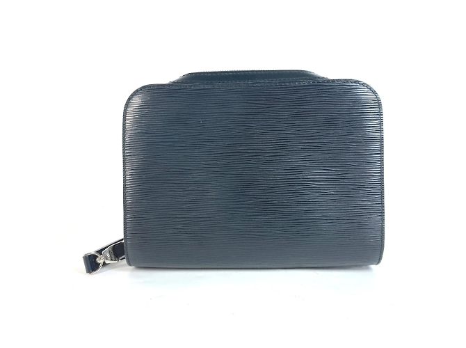 Borsa Clutch Hoche Epi Louis Vuitton Nero