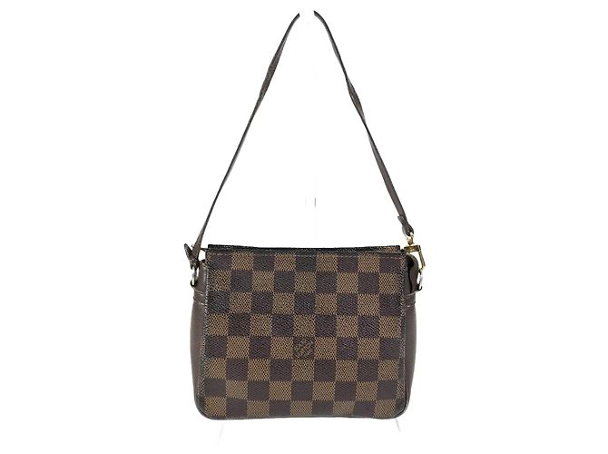 Pochette per trucco Louis Vuitton Damier Truss Marrone Damier ebene