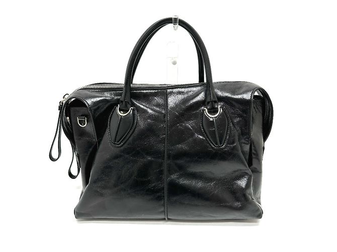 Sac à main D Style de Tod's Noir