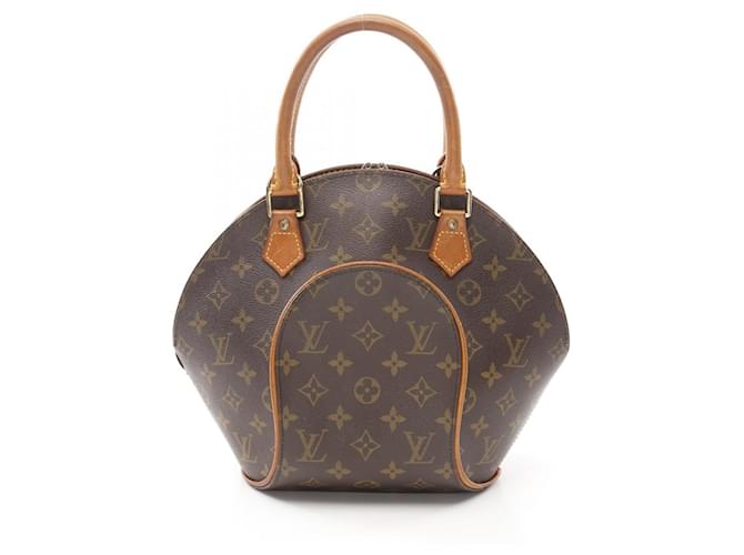 Louis Vuitton Monogram Ellipse PM Handbag M51127 Brown Cloth  ref.2157268