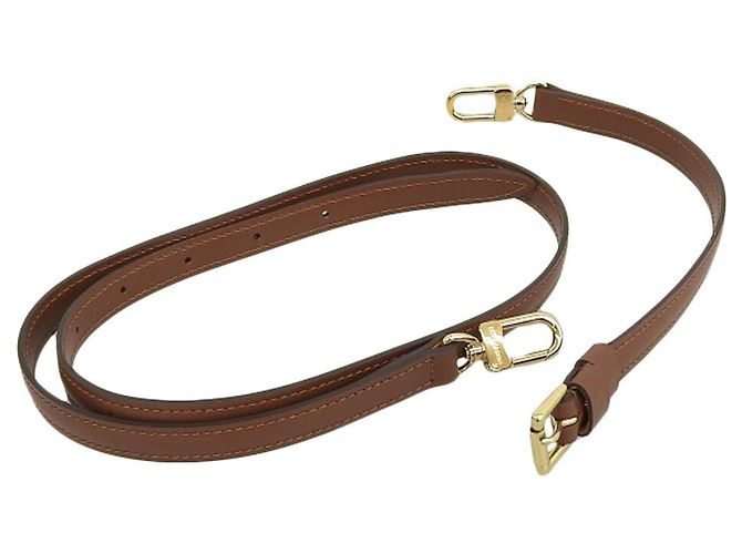 Braun Leder Schultergurt Louis Vuitton