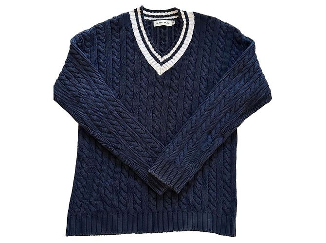 Autre Marque Weiß Blau Saint Tropez Marineblau