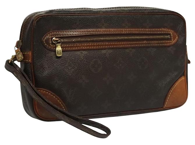 LOUIS VUITTON Monogram Marly Dragonne GM Clutch Bag M51825 LV Auth 117086 Cloth  ref.2157929