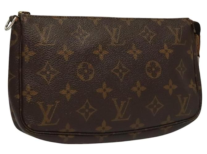 LOUIS VUITTON Monogram Pochette Accessoires Pouch M51980 LV Auth KD340 Cloth  ref.2157984