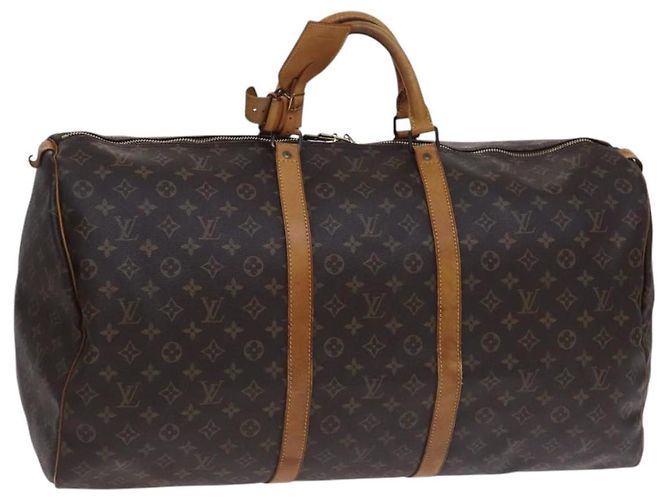 LOUIS VUITTON Monogram Keepall 60 Bolsa Boston M41422 LV Auth MY055 Monograma