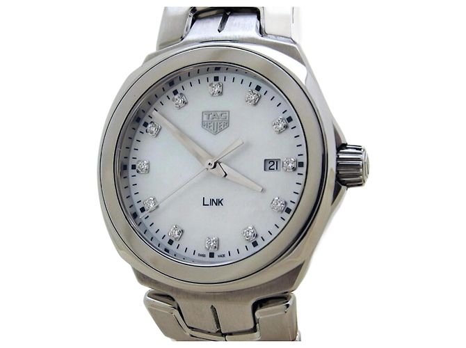 TAG Heuer Link Date Damenarmbanduhr Weiß