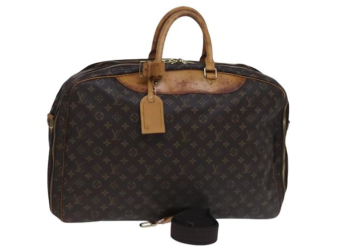 LOUIS VUITTON Monogram Alize De Poche Bolsa Boston 2way M41392 LV Auth MX197 Monograma