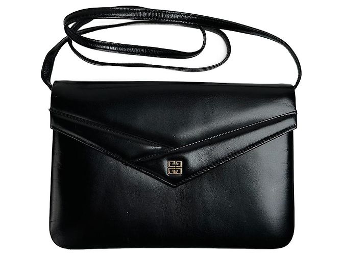 Vintage Givenchy 4G Leather Bag Black