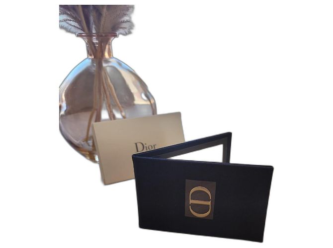 Espelho de bolsa Dior Azul marinho de algodão