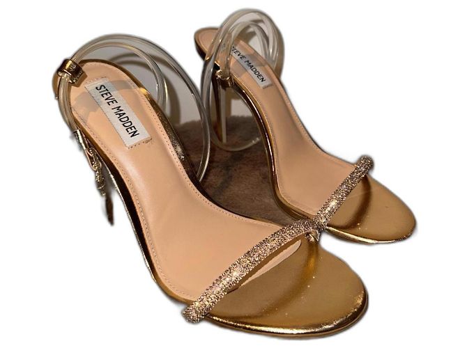 Sandali con punta Steve Madden Balia Strass Oro Bronzo D'oro