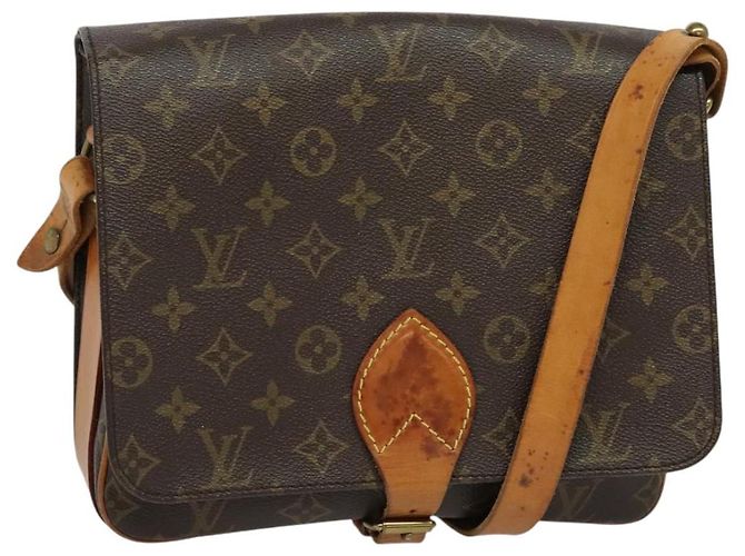 LOUIS VUITTON Bolsa de Ombro Monogram Cult Ciel GM M51252 LV Auth BD1752