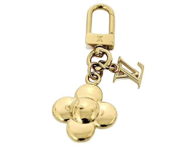 Louis Vuitton Micro Charm Vivienne Bag Monogram Flower Keyring Golden Metal  ref.2161375
