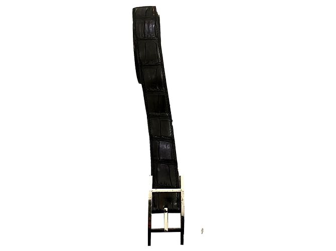 Hermès Quentin model black alligator