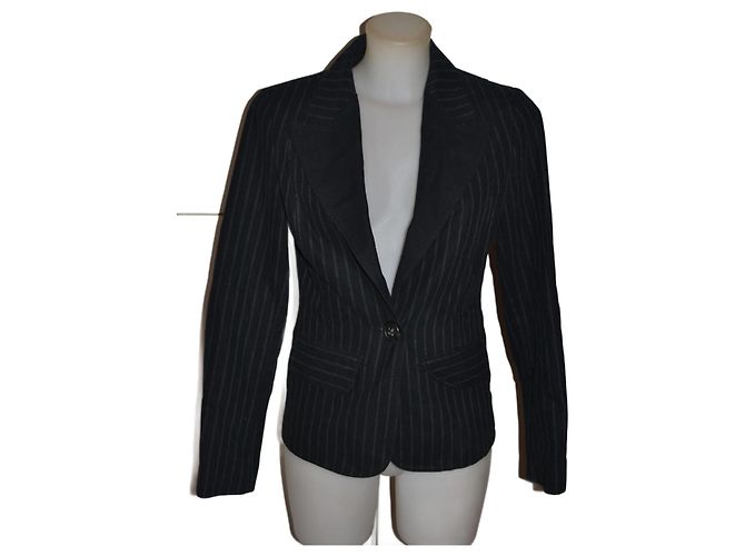Max & Co Black Cotton Jacket Size 40