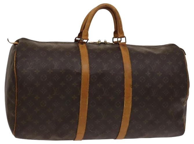 LOUIS VUITTON Monogram Keepall 50 Bolsa Boston M41426 LV Auth 116929 Monograma