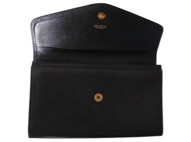Valextra Purses, wallets, cases Black