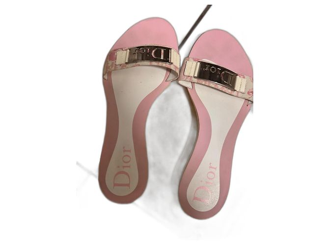 Sandali Dior Rosa e Bianco