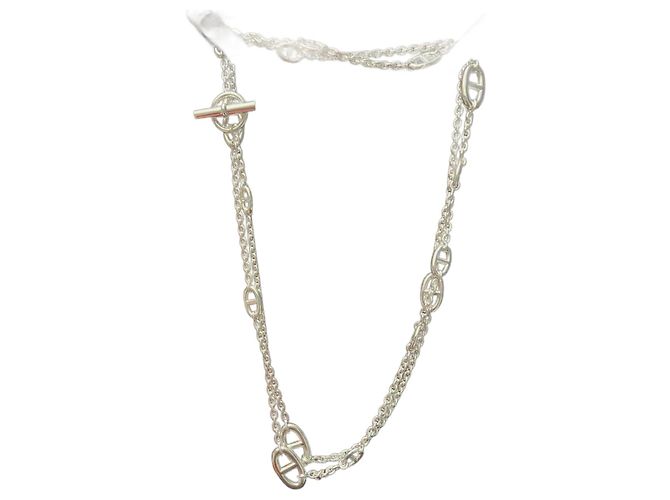 Hermès Collana Farandole 120 cm Argento