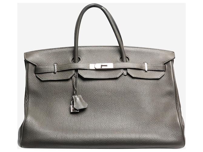 Hermès Dark grey 2012 Birkin 40 in Togo leather  ref.2162914