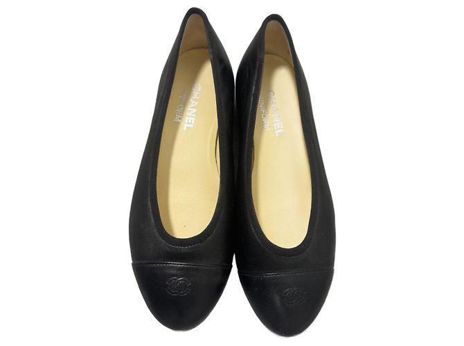 Chanel Uniform Ballerina Black