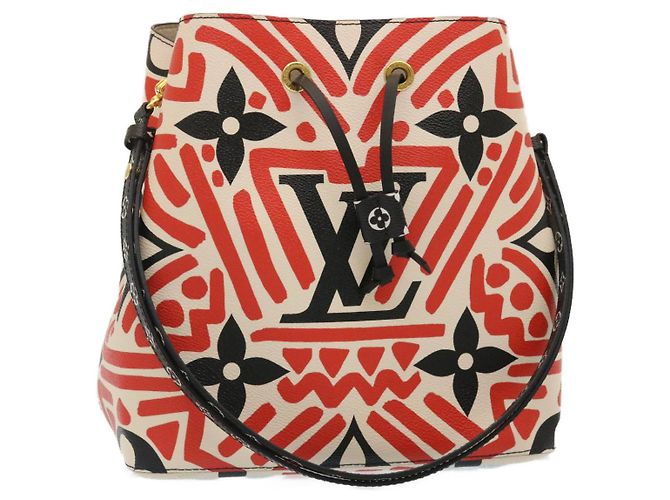 Néonoé LOUIS VUITTON Monogram Géant LV Clafoutis Neo Noe Sac à Dos Rouge Auth 29182S Monogramme