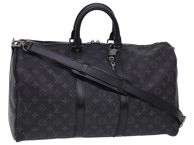 LOUIS VUITTON Eclipse Keepall Bandouliere 45 Borsa Boston M43278 LV Auth 40033S Monogramma