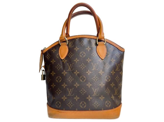 Louis Vuitton Lockit Vertical Monogram Marrone 