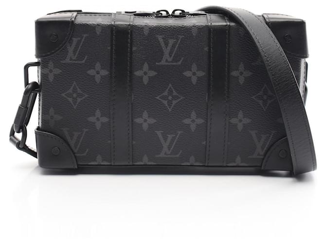 Louis Vuitton Monogram Eclipse Shoulder Bag Black Cloth  ref.2164716