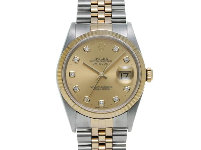 Rolex Datejust 10P Diamond 16233G T Series Men's Watch  ref.2164809