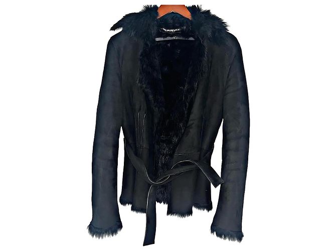 Authentic Gucci 02 AW Tom Ford Runway Shearling Coat