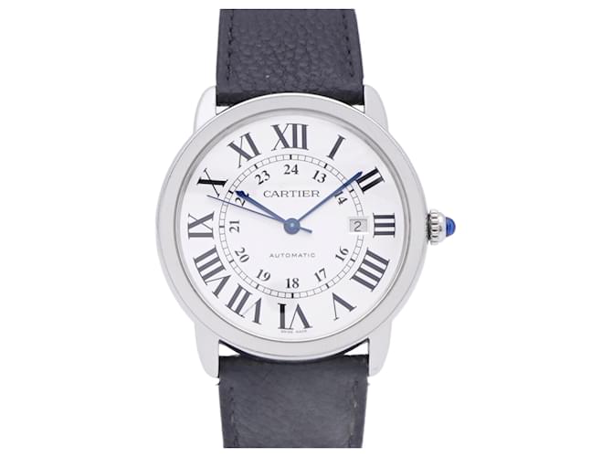 Cartier Ronde Solo XL Automatic Wristwatch Black Silvery  ref.2164949