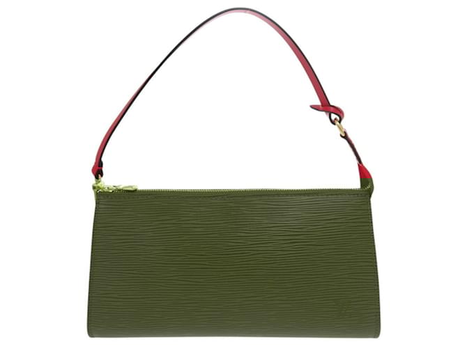 Louis Vuitton Epi Pochette Accessory Pouch Red Leather  ref.2164953