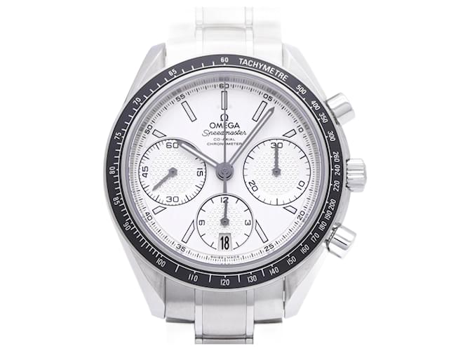 OMEGA Speedmaster Racing Automatic Wristwatch Black Silvery  ref.2165002