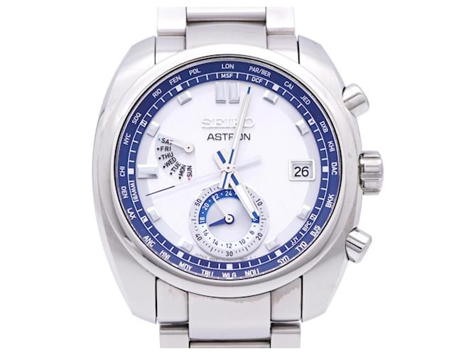Seiko Solar Radio Astron Limited Edition GPS Wristwatch Silvery  ref.2165004