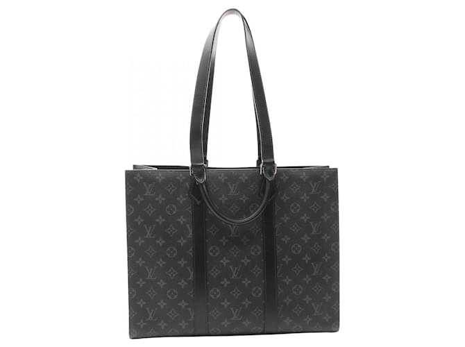 Louis Vuitton Monogram Eclipse Tote Bag Black Cloth  ref.2165041