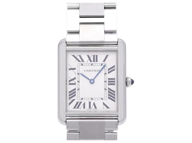 Cartier Tank Solo LM Quartz Wristwatch Silvery  ref.2165656
