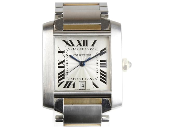 Cartier Tank Francaise 2302 Automatic Men's Watch Silvery  ref.2166283