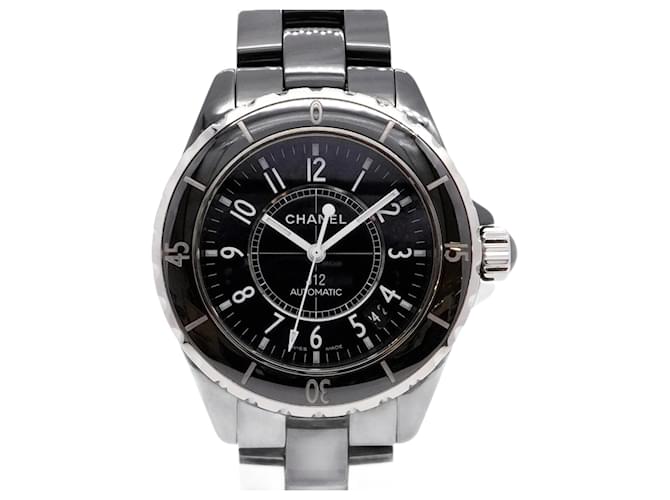 Chanel J12 H0685 Black Dial Watch for Men  ref.2166631