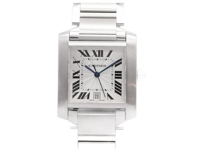Cartier Tank Francaise 2302 Silver Dial Men's Watch  ref.2166709