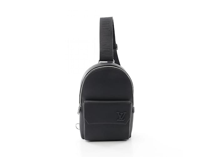 Louis Vuitton Pilot Sling Bag Navy blue Leather  ref.2166796