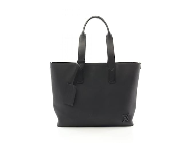 Louis Vuitton Pilot Tote Bag Black Leather  ref.2166815