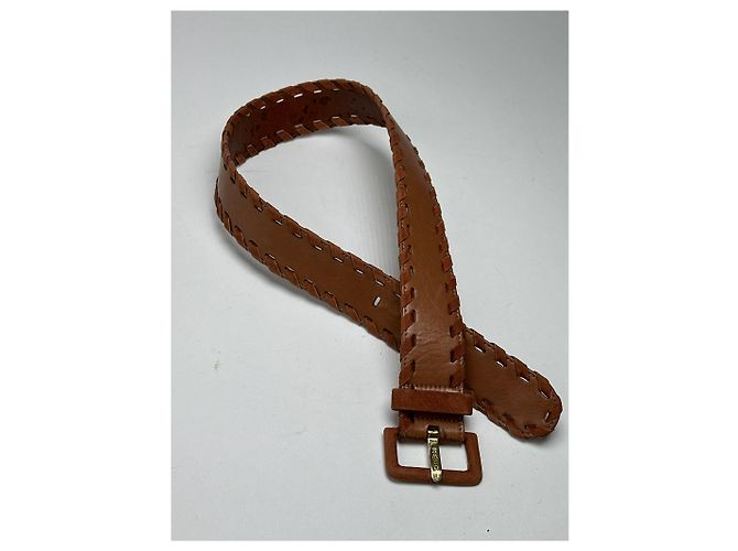 Vintage Loewe Leather Belt Brown
