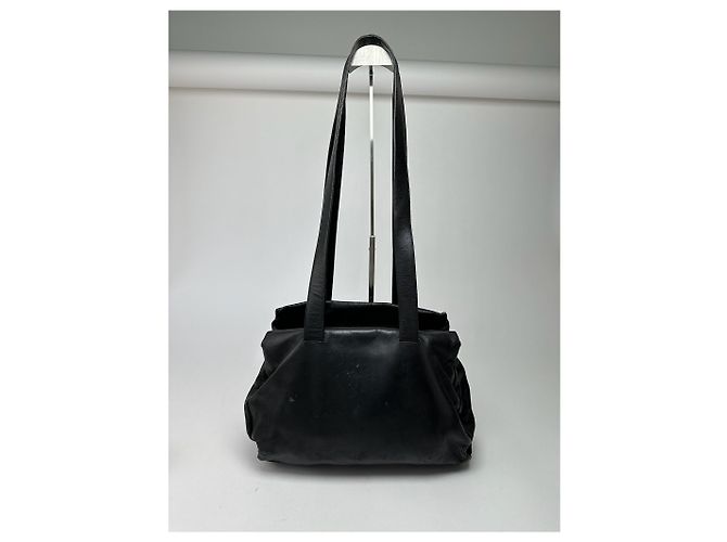 Sac en cuir vintage Prada noir