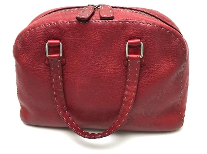 Fendi Selleria Red Shoulder Bag  ref.2167672
