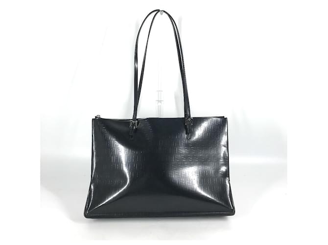 Fendi FF Shoulder Bag Tote Black Leather  ref.2167768