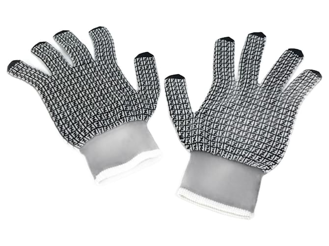 Fendi Black Warm Gloves  ref.2167861
