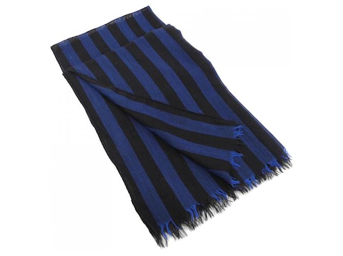 Fendi Black and Gray Stole Brown  ref.2168677
